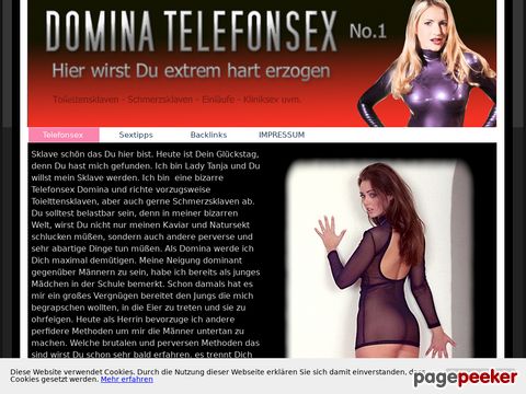 mehr Information : Domina Telefonsex